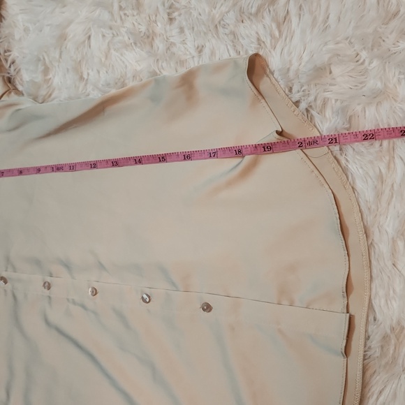 Suzy Shier satin  style button down blouse. - Picture 7 of 9